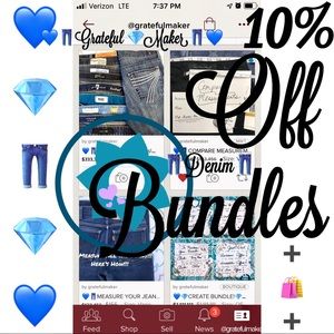 EUC!💙👖💙10% Off Coupon for Bundling Only! BUNDLE